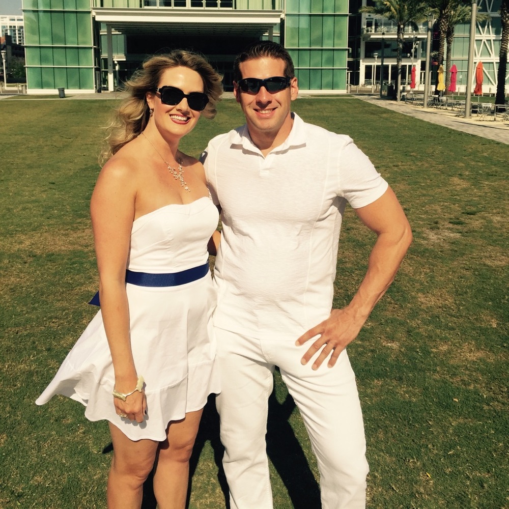 White strapless fun party dress!
